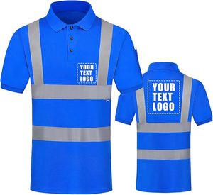 Polo de alta visibilidad, camisa de manga corta, ropa de trabajo reflectante, camisas reflectantes para hombres, reflectante personalizado - Product Image 1