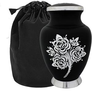 Urne commémorative de crémation en métal rose pour hommes et femmes adultes, stockage des cendres humaines, Offre Spéciale - Product Image 3