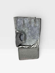 Guantes de gimnasio con corte de dedo Guantes de Ciclismo de medio dedo Gel Levantamiento de pesas Entrenamiento Guantes de fitness uso unisex color negro - Product Image 1