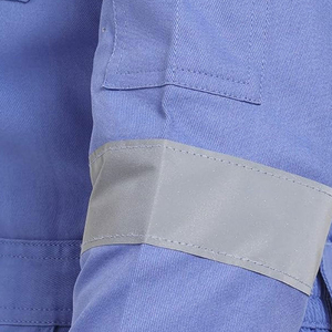 Combinaison de sécurité réfléchissante personnalisable Gilet de travail de construction respirant et confortable avec combinaison de soutien de logo personnalisé - Product Image 6