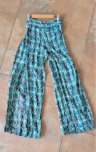 Pantalones con parte delantera plana para mujer con cintura elástica, ropa informal para vacaciones de verano, precios al por mayor disponibles - Product Image 4