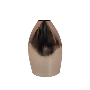 Florero de Metal de hierro de diseño Simple con acabado esmaltado para el hogar, boda, restaurante, decoración de mesa, jarrón de Metal hecho a mano a granel - Product Image 4