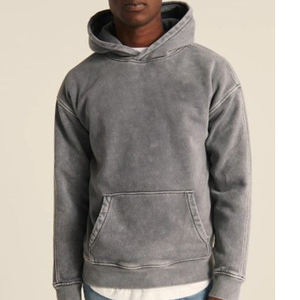 Sudaderas con capucha de moda para hombre, Sudadera con capucha de lavado ácido Vintage, Sudadera con capucha de gran tamaño, jersey de otoño, sudaderas con capucha de retazos para hombre - Product Image 3