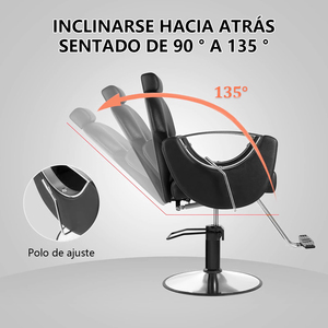 Silla Reclinable de Piel Ajustable y Duradera para Spa, Estetica, Salon de Belleza, Escuela, Masajes - Product Image 2