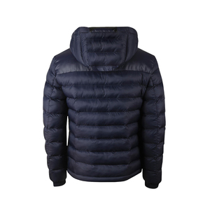¡Novedad de 2025! Chaqueta acolchada de algodón cálida para invierno con cuello levantado para hombre, logotipo personalizable, estilo callejero, teñido liso para exportación - Product Image 2