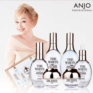 ANJO The White Signature Hyaluronic Skin Care 8 Set Whitening <b>Face</b> <b>Serum</b> for All Skin Types - Product Image 2