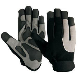 Guantes de Trabajo de Cuero Reforzados de Alta Calidad para Hombre, Protección para las Manos, Doble Palma de Cuero, Guantes de Seguridad para Trabajos de Construcción - Product Image 6