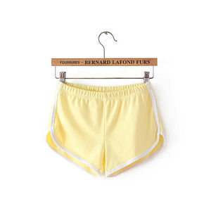 Short de sport décontracté pour femmes de haute qualité Pantalon de survêtement en coton polaire avec logo personnalisé et short de fitness à cordon de serrage respirant - Product Image 5
