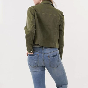 Services OEM, veste en jean pour femmes de haute qualité, design personnalisé, nouvelle conception de veste en jean pour femmes, fabriquée au Pakistan - Product Image 4