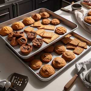 Aluminium Metal Coockies Baking Tray Multipurpose Use Food Serving Makeup Toiletries <b>Kitchen</b> Tableware Storage <b>Organizers</b> Trays - Product Image 5