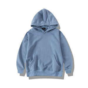 2025 colección de invierno Top moda hombres pulóver sudaderas con capucha alta calidad 100% algodón liso teñido - Product Image 5