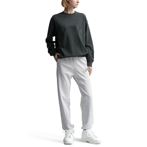 Sudadera de cuello redondo con estampado en relieve para mujer personalizada de alta calidad, ropa de calle cómoda, Sudadera con capucha y logotipo frontal para estilo informal de invierno - Product Image 4