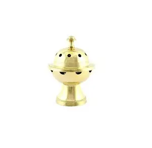 Maxery Tasting Device Brass Fire-proof Empty Smoked Cup Incense Burner Scent Cup Incense Coil Incense Burner