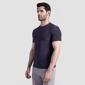 เสื้อยืดโอเวอร์ไซส์ใส่สบาย ดีไซน์ลายสลับ ผ้าฝ้าย 100% พิมพ์ลาย หมายเลขรุ่น คัมเพรสส์ เฟเจอร์แบบอัดแน่น ผ้าสีเทา น้ำหนักผ้า 160gsm - Product Image 3