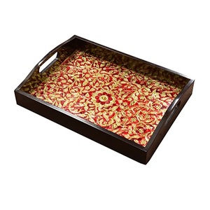 Top Decoration Snacks <b>Pasta</b> or Food Serving Oval Shape Decorative Tray Dinner or Dessert Serving Tray Top Trend Dining Table - Product Image 3