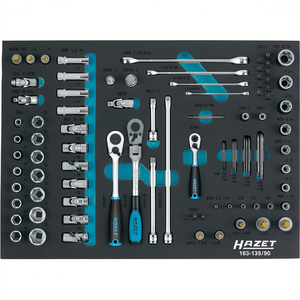 Juego de Herramientas Hazet de 90 Piezas con Llaves de Trinquete y Accesorios en Tamaños de 1/2'', 3/8'' y 1/4'' - Product Image 2