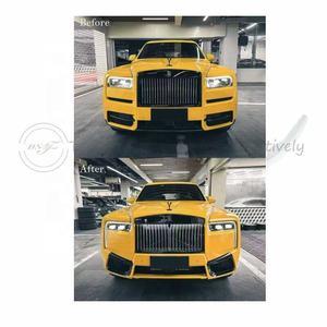 Pour Rolls Royce Cullinan 2018-2014 Kit d'apparence amélioré 2025, pare-chocs avant et arrière, phares - Product Image 4