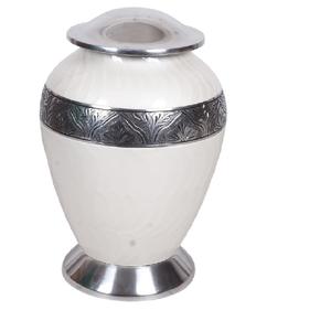 Urne souvenir finition naturelle en aluminium qualité durable urne légère urne funéraire de style américain classique - Product Image 4