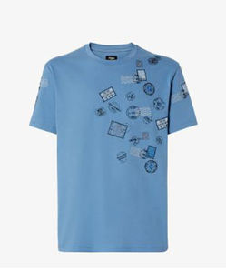 Camiseta de manga corta con correas de verano de calidad superior de lujo para hombres Camiseta de cuello redondo estampada de secado rápido para hombres - Product Image 2