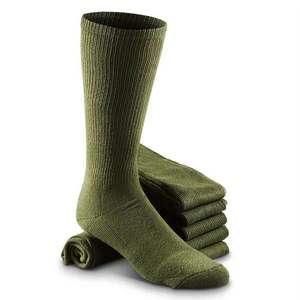 Women's Cotton Sports <b>Compression</b> Crew <b>Socks</b> Embroidered Design Running Tennis Solid Bottom Placement Winter Use Daily - Product Image 1