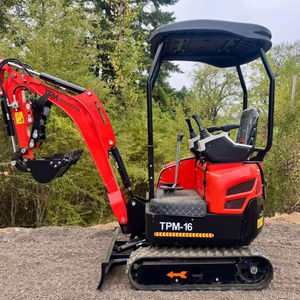 LIVRAISON GRATUITE TPM 16 MINI-EXCAVATRICE 13.5 CV, godet de terrassement de 16 pouces, commandes pilotes, bras oscillant, homologuée EPA CE, avec pouce hydraulique auxiliaire - Product Image 1