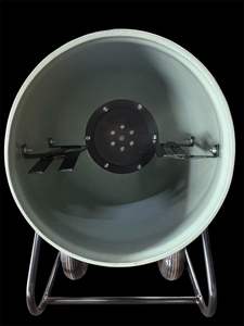 Mezclador de cemento eléctrico ligero de 100 litros Mini portátil con motor de 375W 10 ciclos/hora para trabajos de construcción de casas - Product Image 6