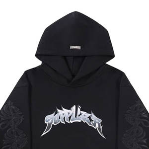 Sudadera con capucha cálida y acogedora para hombre con diseño de Jersey de tela de mezcla de algodón suave para otoño invierno al aire libre y estilo callejero - Product Image 4