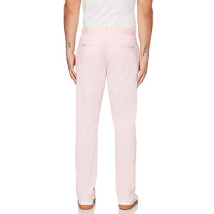 Pantaloni chino elasticizzati premium casual da uomo Original Penguin, vestibilità slim, vita media, tessuto Oxford, colore rosa, taglia 38X30 - Product Image 2