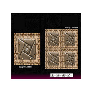 กระเบื้องกาลิชาเซรามิกขนาด39.6x39.6มม. เนื้อแข็งแบบคลาสสิคเนื้อสัมผัสดิจิทัลทันสมัย - Product Image 2