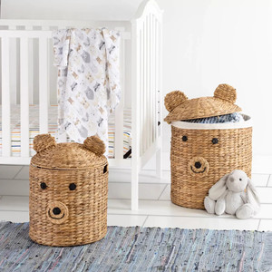 Cesta de almacenamiento de jacinto de agua con forma de animal al mejor precio con asa fabricada en Vietnam para almacenamiento de lavandería - Product Image 6