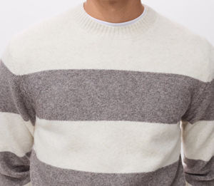 Pull classique en laine et cachemire pour homme 2026 – Pulls en cachemire pour homme – Pull en cachemire à col rond – Chemise pull - Product Image 6