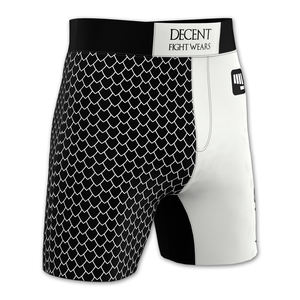 กางเกง MMA ชายแบบสองสี ทรงโค้งด้านข้าง ผ้าฝ้าย 100% สไตล์ไฮสตรีท มีกระเป๋าซิป - Product Image 1