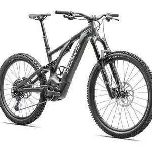 Bicicleta Eléctrica de Montaña TURBOS LEVO COMP 2024 con Batería de Litio Integrada de 60v, Cuadro de Fibra de Carbono, Negro/Gris - Product Image 1