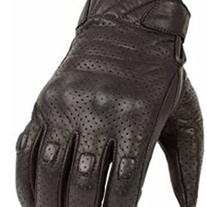 Gants de moto en cuir véritable, gants de moto/sport pour hommes, gants de protection pour motards de rue, gants de course - Product Image 5