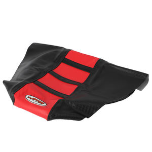 Funda de Asiento de Motocross de Goma Suave JFG para Honda CRF250 2004-2009, Roja y Negra, con Revestimiento Antideslizante para Motocicleta Todoterreno - Product Image 4