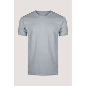 Sérigraphie personnalisée T-shirt unisexe en jersey chiné à manches courtes pour homme - Product Image 4