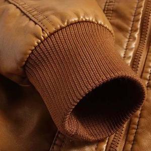100%<b>Leather</b> and Customized Fabric <b>Jacket</b> for <b>Men</b> Wholesale <b>Cheap</b> Price Best Selling Solid Color Winter Wear <b>jacket</b> for <b>men</b> - Product Image 5