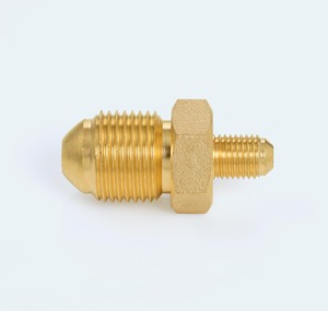 Adaptateur de charge de bouteille de gaz de haute qualité en laiton 5/8-14 à 7/16-20 pour cylindre de gaz de 61 kg, durable, classé 1200 PSI - Product Image 3