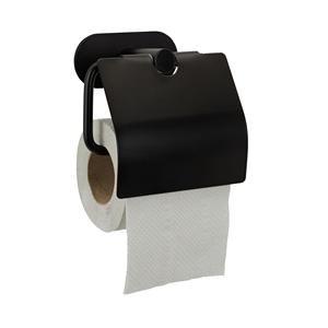 Recién llegado, soporte de papel de pie de hierro de Color negro, tamaño y forma personalizados, soporte de papel higiénico para restaurante - Product Image 2