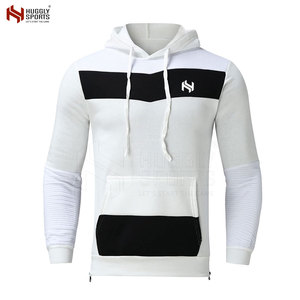 Chándal de invierno de moda para hombre Diseño sólido con cremallera 100% algodón Logotipo personalizable Transpirable y perfectamente cálido - Product Image 2