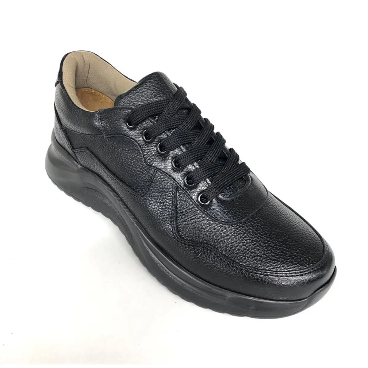Men's leather sneakers casual style made in Uzbekistan high quality shoes whole sale