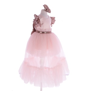 เดรสเจ้าหญิงเด็กผู้หญิง1ขวบสำหรับฤดูใบไม้ผลิผ้าลูกไม้ผ้าชีฟองสุดหรูทันสมัย - Product Image 2