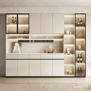 Portes d'armoires de rangement modernes en MDF MFC de style américain avec revêtement en mélamine Tailles personnalisables Cuisine en bois modulaire - Product Image 1