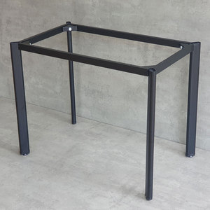 Cadre de table ovale minimaliste en acier pour table de 100x60cm, revêtement poudré HCOC001 - Product Image 2