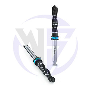 Brocas de irrigación externa para implantes dentales, fresas quirúrgicas recubiertas de titanio negro, herramientas de cirugía de implantes endurecidos de larga duración, 8 Uds. - Product Image 2