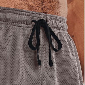 Pantalones cortos deportivos de verano personalizados para hombre 100% algodón malla sólida estilo callejero entrenamiento ecológico antiarrugas transpirable secado rápido - Product Image 4