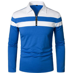 Venta al por mayor caliente de poliéster de algodón personalizado impreso ropa informal de los hombres polos personalizados con logotipo bordado polos de los hombres - Product Image 1