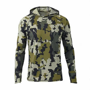 เสื้อฮู้ดตกปลาป้องกันรังสียูวีแบบสั่งทำ แบรนด์ส่วนตัว ขายส่ง ผู้ผลิต OEM ผลิตจำนวนมาก ผู้จัดจำหน่ายเสื้อป้องกันรังสียูวี - Product Image 2