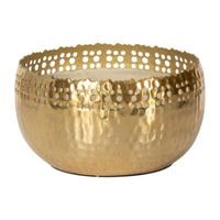 Bougie en cuivre martelé bol fournitures d'événement bougie décorative conteneur de cire grand bol votif circulaire bougies en métal pots Premium