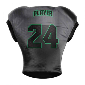 Camisetas de Fútbol Americano de Alta Calidad, 100% Poliéster, Transpirables, de Secado Rápido, Estampadas, de Manga Corta, Cuello en V, Colores Personalizados - Product Image 6